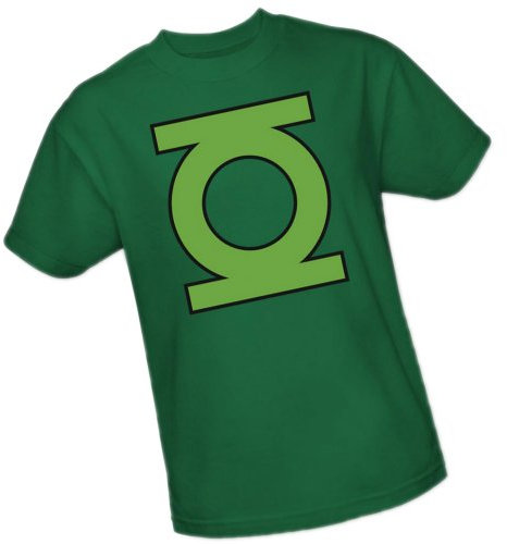 DC Comics - Camiseta de Adulto con Logo de Linterna Verde - Verde - X-Large