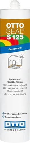 OTTOSEAL S 125 Boden- und Sanitär-Silikon 310 ml Kartusche Ral 9001