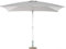IFUORICASA Ombrellone Palm Beach, Bianco, 3 x 2 m, Quadrato