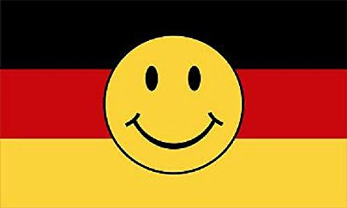 U24 Flagge Fahne Deutschland Smily Smilie 90 x 150 cm