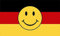 U24 Flagge Fahne Deutschland Smily Smilie 90 x 150 cm