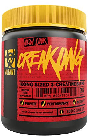 MUTANT CREAKONG | Nahrungsergänzung mit Kreatin als Workout-Booster, ohne Füllstoffe, 300g (75 Portionen)