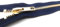 YKK RGC-56 Nicht teilbarer Reißverschluss aus Metall in Gold mit Zipper Marine 12 cm
