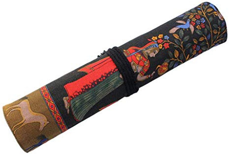 Générique AOD Trousse en Toile avec 20 emplacements pour Aquarelle, Peinture à l'huile, Crayons, pinceaux de Maquillage