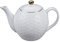 TOKYO design studio Nippon White, Pot à thé, Blanc, 1.3 Litre, avec Bord doré sur Le Couvercle et Le Bec verseur, Porcelaine Asiatique, Design Japonais Star