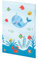 Rössler Briefpapierpack | 10 Stück Briefpapier | Kinder Briefpapier Set | Wal Motivpapier | Schönes Briefpapier mit passenden Umschlägen | 185 x 260 x 9mm | 1 Stück | Farbe: Blau