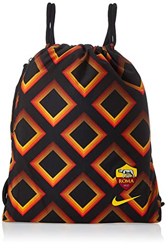 Nike Unisex-Adult Nk Stadium Roma Gmsk-Fa20 Fußball-Trainingsbeutel, Black/Dark Team Red/University Gold, MISC