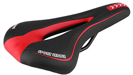 RUIXIA Fahrradsattel Gel Fahrrad Sattel Mountainbikesättel Ergonomisch Hohl Fahrradsitz Wasserdichter MTB Rennrad Gefedert Tourensattel für Mountainbike Trekking Rennrad Faltrad Herren und Damen