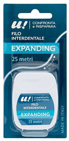 U! Confronta e Risparmia Filo Interdentale Nylon Menta 25 Metri