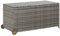 vidaXL Gartenbox Kissenbox Auflagenbox Box Aufbewahrungsbox Gartentruhe Truhe Kissentruhe Gartenmöbel Hellgrau 120x65x61cm Poly Rattan