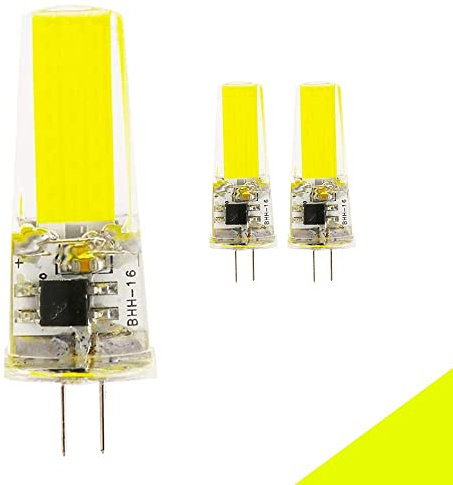 G4 LED Lampen 12V AC, 5W LED G4 Leuchtmittel Kaltes Weiß 6000-6500K 500LM LED Birnen Glühbirne Ersatz 360°Abstrahlwinkel Kein Flackern Energiesparlampe Nicht Dimmbar Stiftsockellampe Glühbirnen