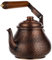 DEMMEX 1mm Thick Solid Copper Teapot, Tea Lovers' Personel Tea Kettle, Stovetop Copper Tea Pot, Food Safe Tin Lined, 0.9 Qt - 3 Cups, 100% Handmade in Turkey (Antique Copper)