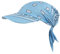 QingHUImao Basecap Damen Baseball Cap Waschbar Hut Slouch Mütze, leicht und weich, Longbeanie, Unisex Sommer Kopftuch Strand Bandana Meer Sonne Sonnenschutz Mütze Baseballkappe (Blau, OneSize)