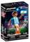 PLAYMOBIL Sports & Action 71125 Fußballspieler Argentinien, mit Kickfunktion und Torwand, ab 5 Jahren