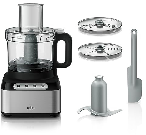Braun FP3211SI Easy Prep 8 pz Food Processor, Silver