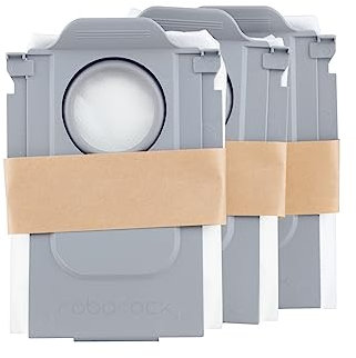 roborock Original Staubsaugerbeutel für Qrevo/Qrevo S/Qrevo Pro/Qrevo Master/Qrevo Slim/Qrevo Curv/S8 MaxV Ultra Saugroboter (3 Stück)
