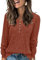 Gemulate Womens Jumpers Women's Long Sleeve Tops Round Neck Casual Shirts Soft Lightweight Tunic Sweatshirt Fall and Winter Outfits-Caramel, XL