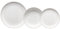 Tognana Edge Fil Or, Service d'assiettes pour 4 personnes, 12 pièces, porcelaine, blanc