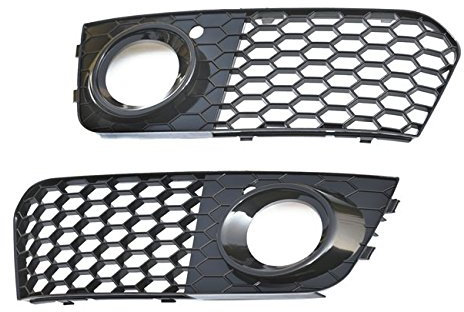 Waben Gitter Lüftungsgitter Stoßstange Grill Nebelscheinwerfer passend für Audi A4 B8 8K