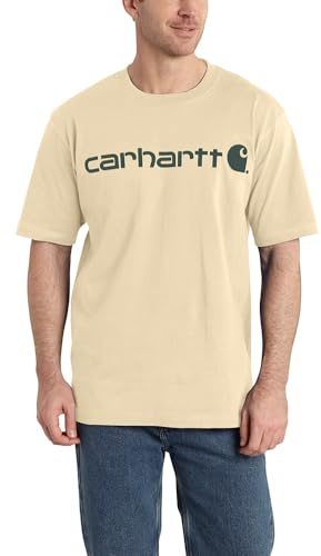 Carhartt Damen K87 Weites, Schweres, Kurzärmliges T-Shirt mit Tasche T-Shirts