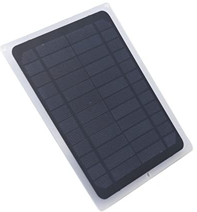 Chargeur de Panneau Solaire USB, Mini Panneau Solaire 12 V 10 W, Anti-Inversion, Chargeur de Panneau Solaire USB Monocristallin étanche, Caméras
