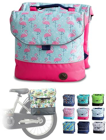 BambiniWelt by Rafael K. Gepäcktasche – Wasserabweisende Gepäckträgertasche für Kinderfahrrad 18–24 Zoll – für alle PUKY und WOOM Räder – robuste Fahrradtasche, Farbe: Modell 25 (M1)