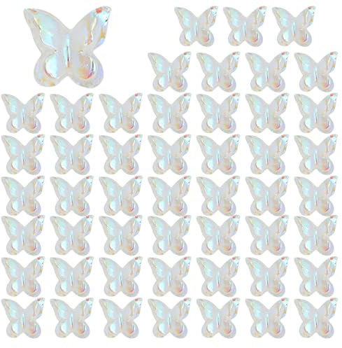 50x Nails Charm Double Layers Charm Resin Decorations For Nails Jewelry