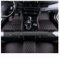 DZSQQGSDSF Auto Fußmatten Maßgeschneiderte Leder-Auto-Fußmatten Für Mercedes Für Benz Für W212 2009 2010 2011 2012 2013 2014 2015 Teppiche Fußpolster Zubehör Autoteppich(Schwarz Rot)