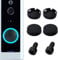 4 Pack Doorbell Button Replacement for Ring Doorbell Pro, Black Push Button Kit with 2X Screws Fix Cracked, Broken, or Split Buttons Compatible Accessories for Ring Video Doorbell