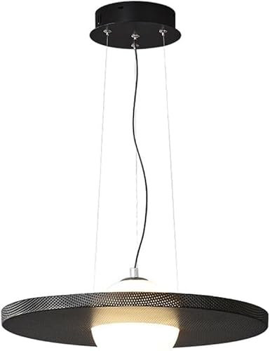 LLXDFUU Simple Modern Iron Restaurant Chandelier Durable Sturdy Flying Saucer Shade Hanging Lamp Upscale Restaurant Pendant Light Nordic Bracket Ceiling Lamp For Dining Room Fancy