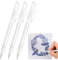 3 Pieces Knife Pen Couteau de bricolage, stylos à papier de précision avec poignée antidérapante, stylos à couteaux utilitaires pour les étudiants, Outil de coupe créatif