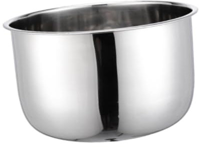 HGZLQKD Rice Cooker Pressure Pot Liner Kitchen Utensils Sturdy Practical Stainless Steel Inner Pot Cookware for Restaurant Kitchen, M