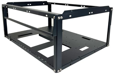 Kompaktes PC-Gehäuse – PC-Gehäuse, schwarz, leistungsstark, kompaktes | Spielturm-Chassis | Effizientes Computergehäuse mit Luftstrom, Unterstützung des ATX-Motherboards, Mesh-Panel, ideal für