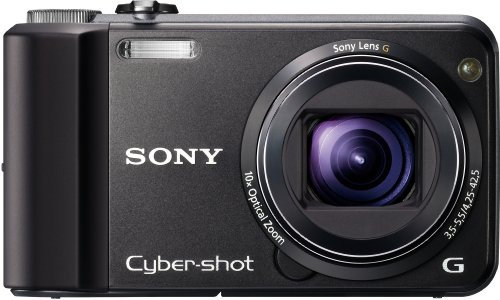 Sony Cyber-Shot DSC-H70 16.1 MP Digital Still Camera with 10x Wide-Angle Optical Zoom G Lens and 3.0-inch LCD Black (Renewed)