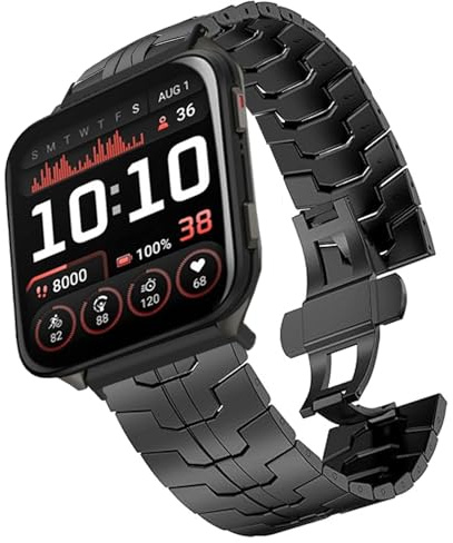 Blueshaweu Compatibile con Garmin Venu X1, cinturino di ricambio da uomo, compatibile con Garmin Venu X1 GPS Smartwatch, Große, Silicone, Nessuna pietra preziosa
