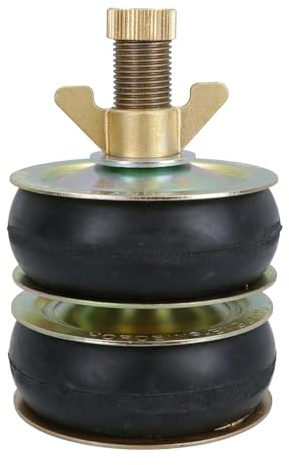 Double Steel Drain Test Pipe Bung Plug 4 (100mm) Plumbing Tube Blanking Cap