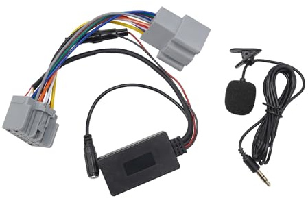 LVYXON Bluetooth AUX Audio Adapter für Volvo Autos für C30 C70 S60 S80 V50 V70 XC70 XC90 Modelle 2004-2016 ABS Material Ersatz Installation