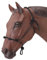 Tough 1 Trainingshalfter mit Knotenseil und gedrehter Krone, Schwarz
