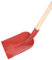 Xclou Garden Sandschaufel Holsteiner, Rot, Promo, Rot, Größe, 2, Gesamtlänge ca. 150 cm, Stiellänge ca. 130 cm,Arbeitsbreite ca. 25 cm