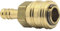 ELMAG 42316 Euro Druckluft Kupplung aus Messing mit 6 mm Schlauchtülle