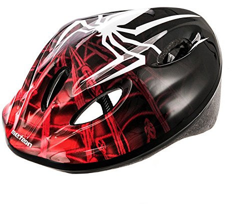 Meteor® Kinderfahrradhelm Sicherer Fahrradhelm Kinder-Helm rollerhelm mädchen kinderfahrradhelm für Mountainbike Inliner skaterhelm BMX fahradhelm Scooter Jungen Bike Helmet (Spider VAR.2, S (48-52))
