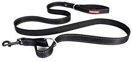 EzyDog Vario 4 Multi-function Dog Lead| 3-6 foot Adjustable Dog Lead, Black