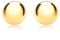 CARISSIMA Damen-Ohrstecker 9 Karat 375 Gelbgold 7mm Ball Stud 1.55.0613