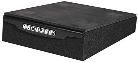 Reloop sMonitor Pad 5 PRO - Absorber-Unterlage für alle gängigen 5 (12,7 cm) Monitorboxen, gefertigt aus Polymerschaum, schwarz