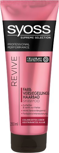Syoss Supreme Selection Shampoo-Tube Revive Farb-Versiegelungs-Haarbad, 1er Pack (1 x 250 ml)