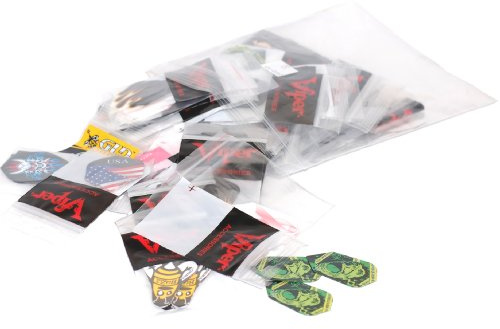 Viper 0 Sets of Mixed (Standard and Slim) Flights Ailettes de fléchettes Poly Pro Unisexe, Coloris Assortis, Taille Unique