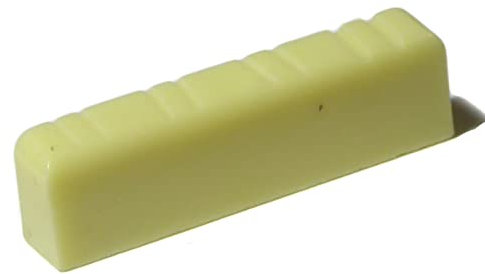 Mandolin 28mm x 5mm top nut 8 string in Ivory (cream) colour, Tough ABS resin