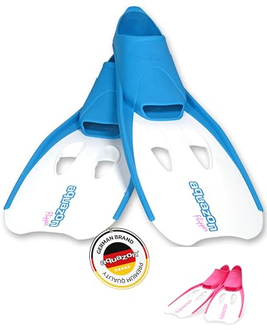 AQUAZON Flipper Flossen, Schnorchelflossen, Taucherflossen, Schwimmflossen für Kinder, Jugendliche, Erwachsene zum Schnorcheln, Schwimmen in trendigen Farben