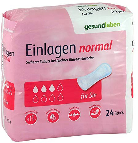 GESUND LEBEN Einlagen normal 24 St