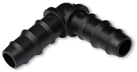 5x 90° Winkel Eckverbinder Steckverbinder für Schläuche Schlauchanschluss 12 mm, 16mm, 20mm oder 25mm zur Auswahl Bogen Verbinder (12mm) von rg-vertrieb